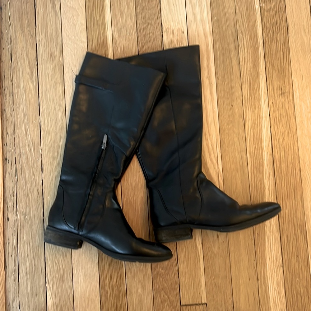 Sam Edelman Patton black leather boots